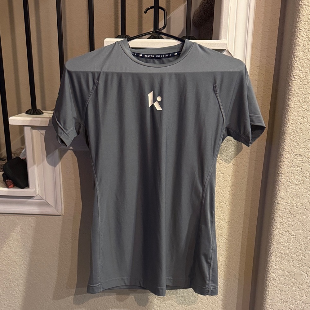 New Balance Men's Gray Short Sleeve Tee